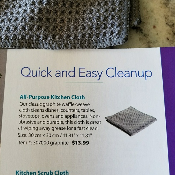 Norwex Other Norwex All Purpose Kitchen Cloth Size In Picture